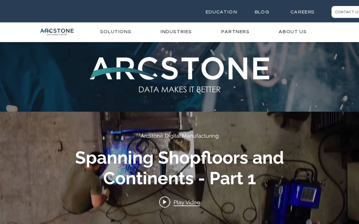 Arcstone website preview