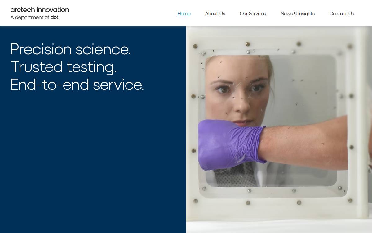 Arctechinnovation website preview
