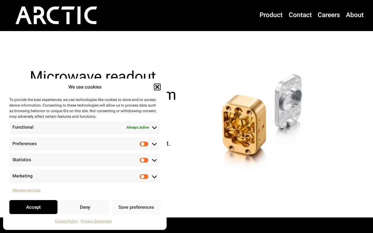 Arcticinst website preview