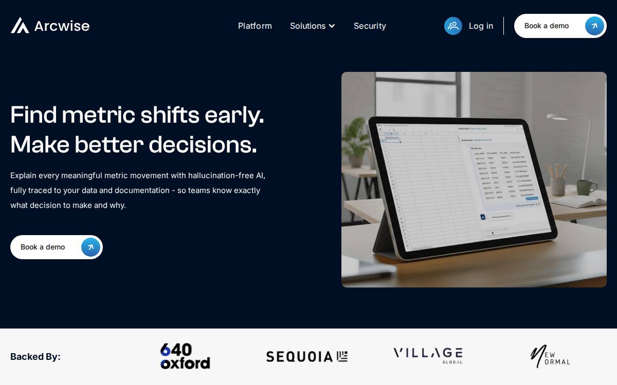 Arcwise website preview