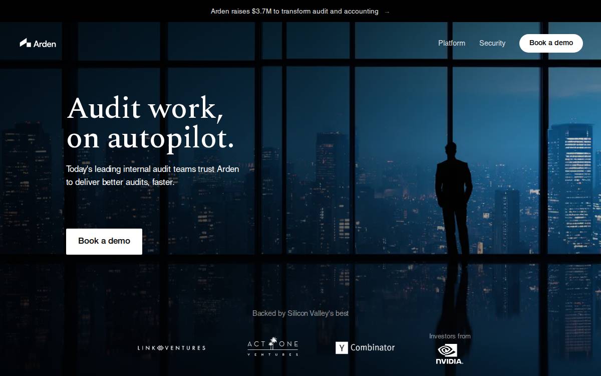Arden website preview