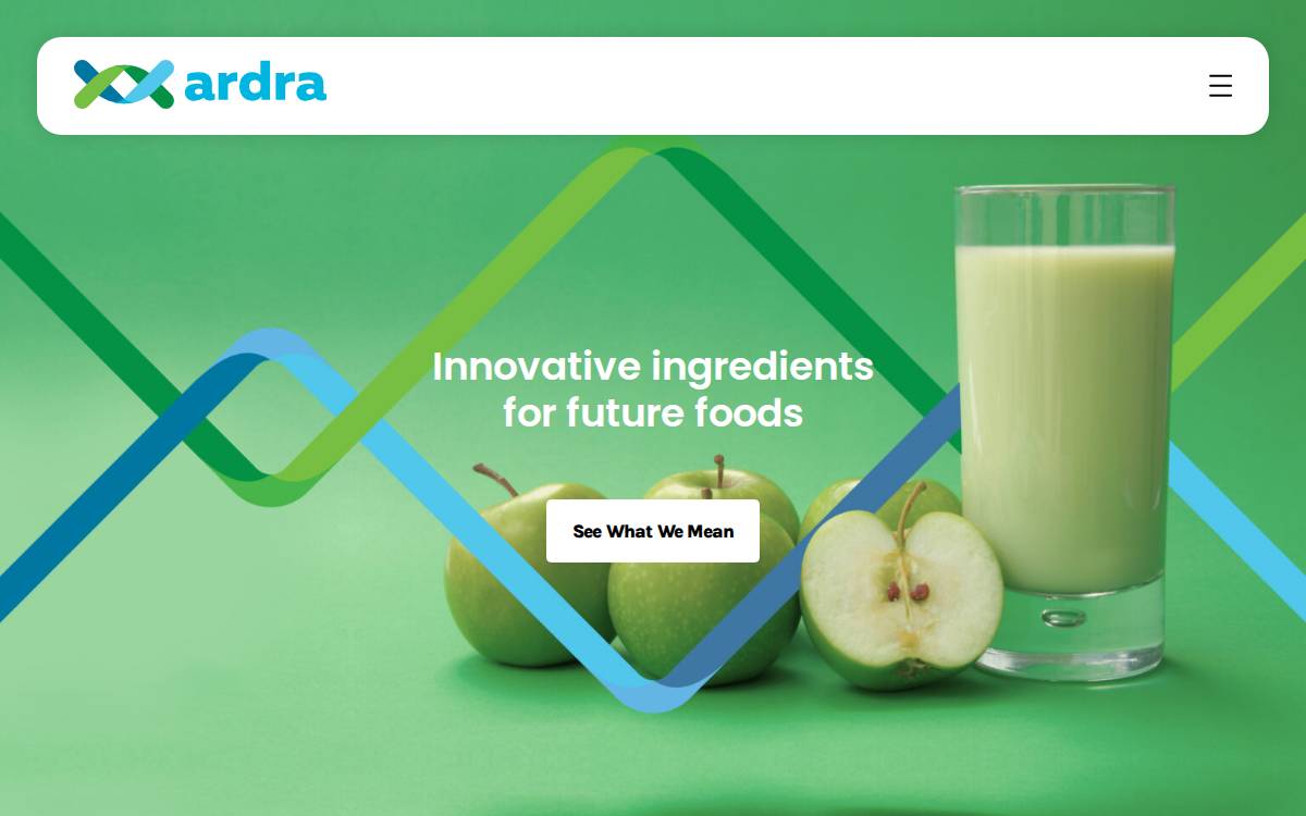 Ardra Bio website preview