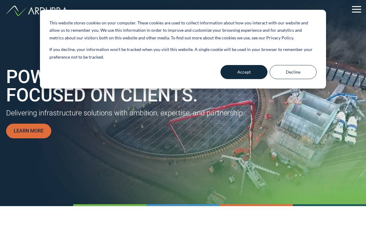 Ardurra website preview