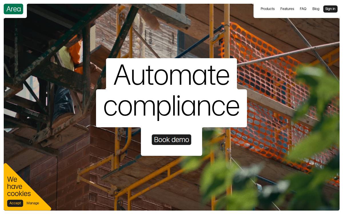 Area website preview