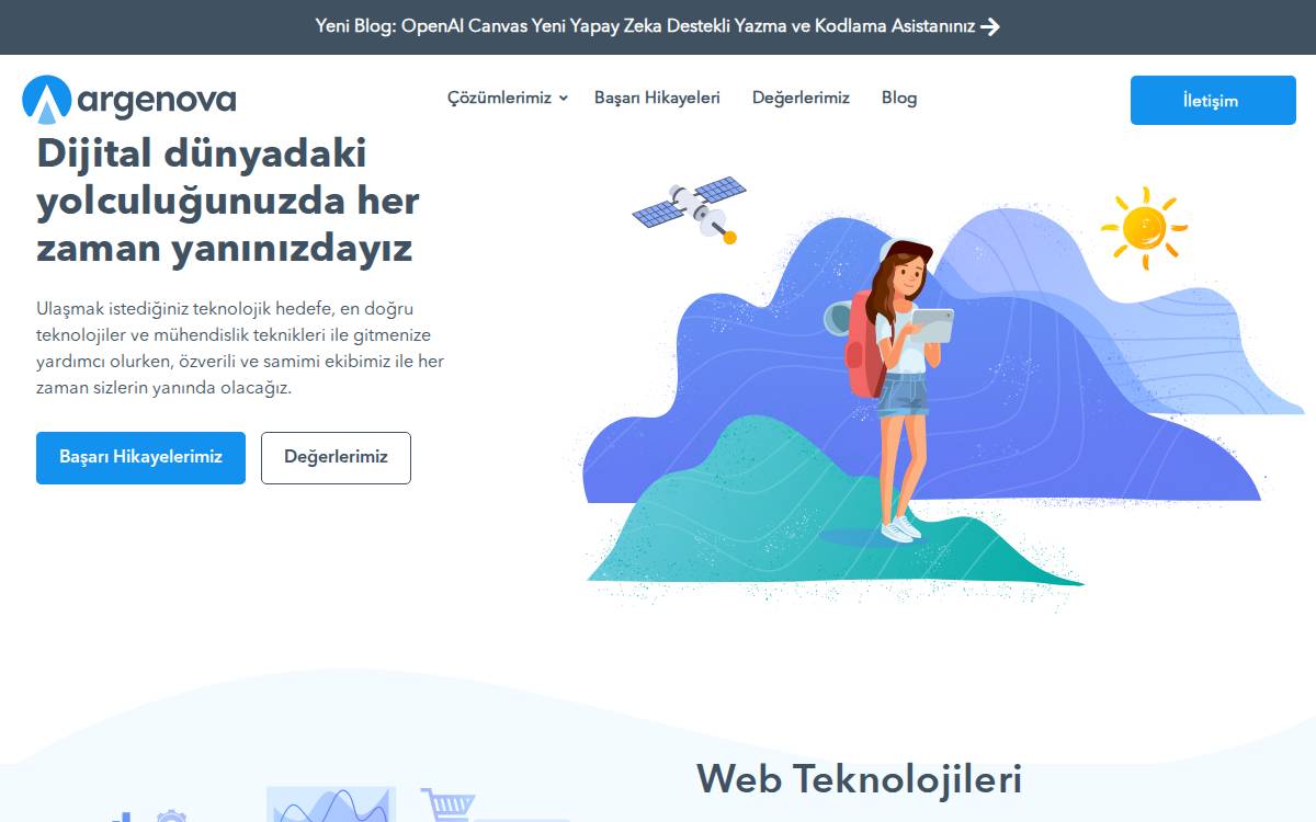 Argenova website preview