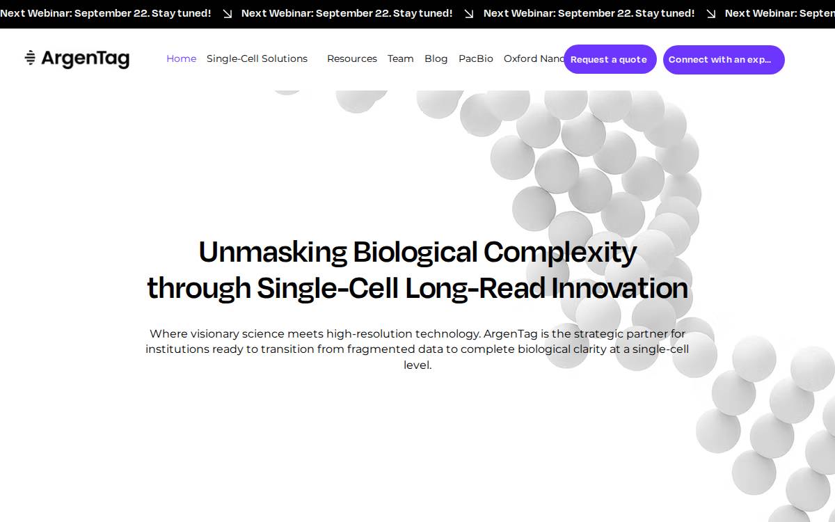 Argentag website preview