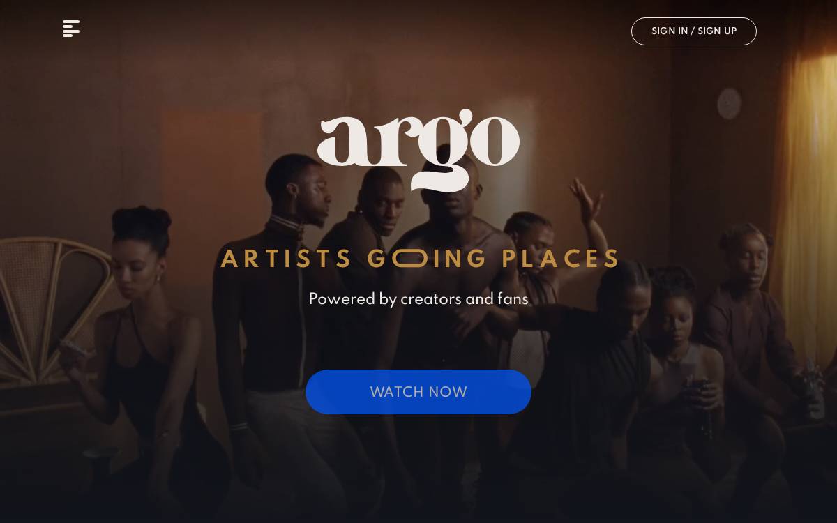 Argo website preview