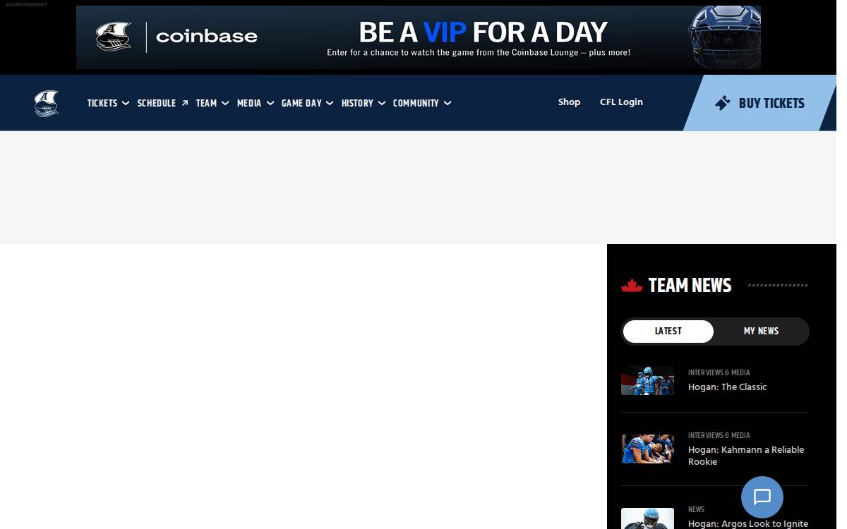 Argonauts website preview