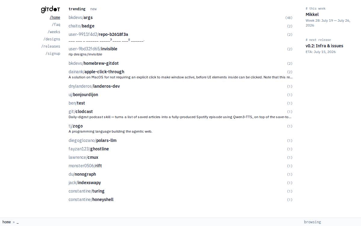 args website preview