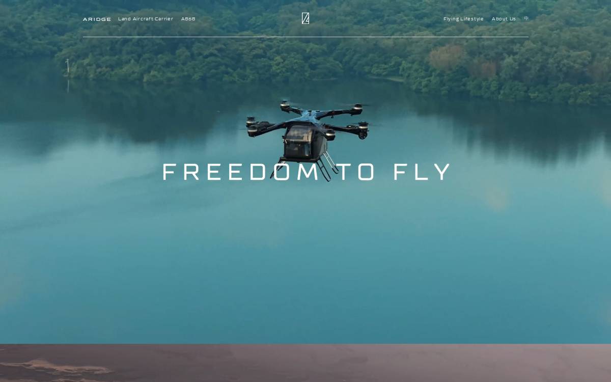 Aridge website preview