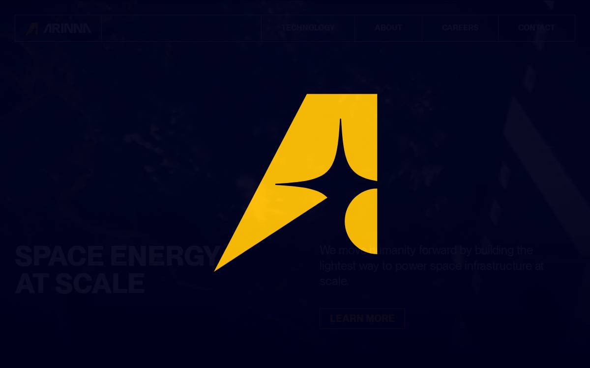 Arinna website preview
