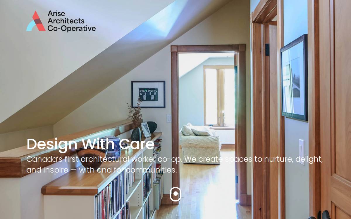 Arise Architects Co-operative Website website preview
