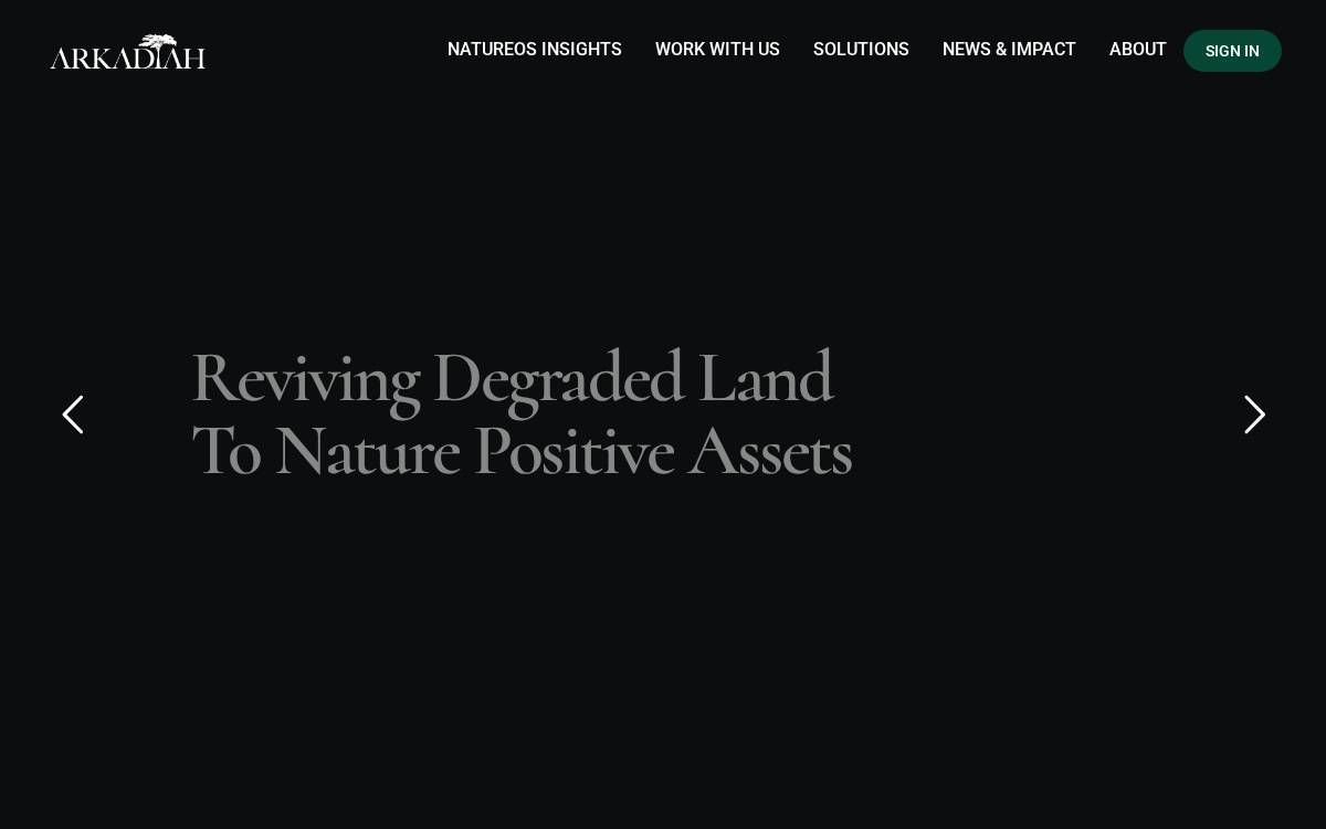Arkadiah website preview