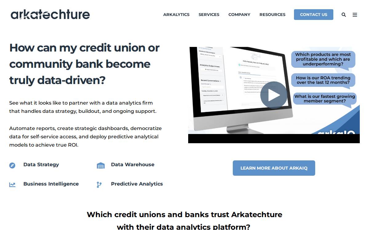 Arkatechture website preview