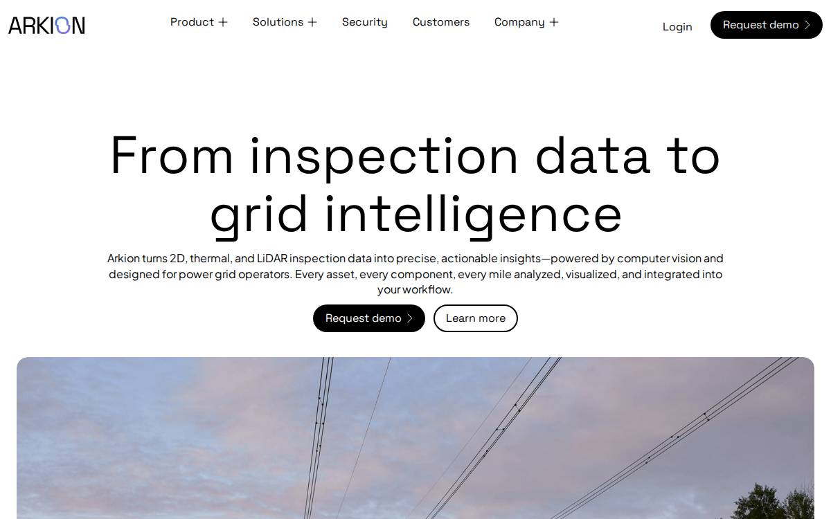 Arkion website preview