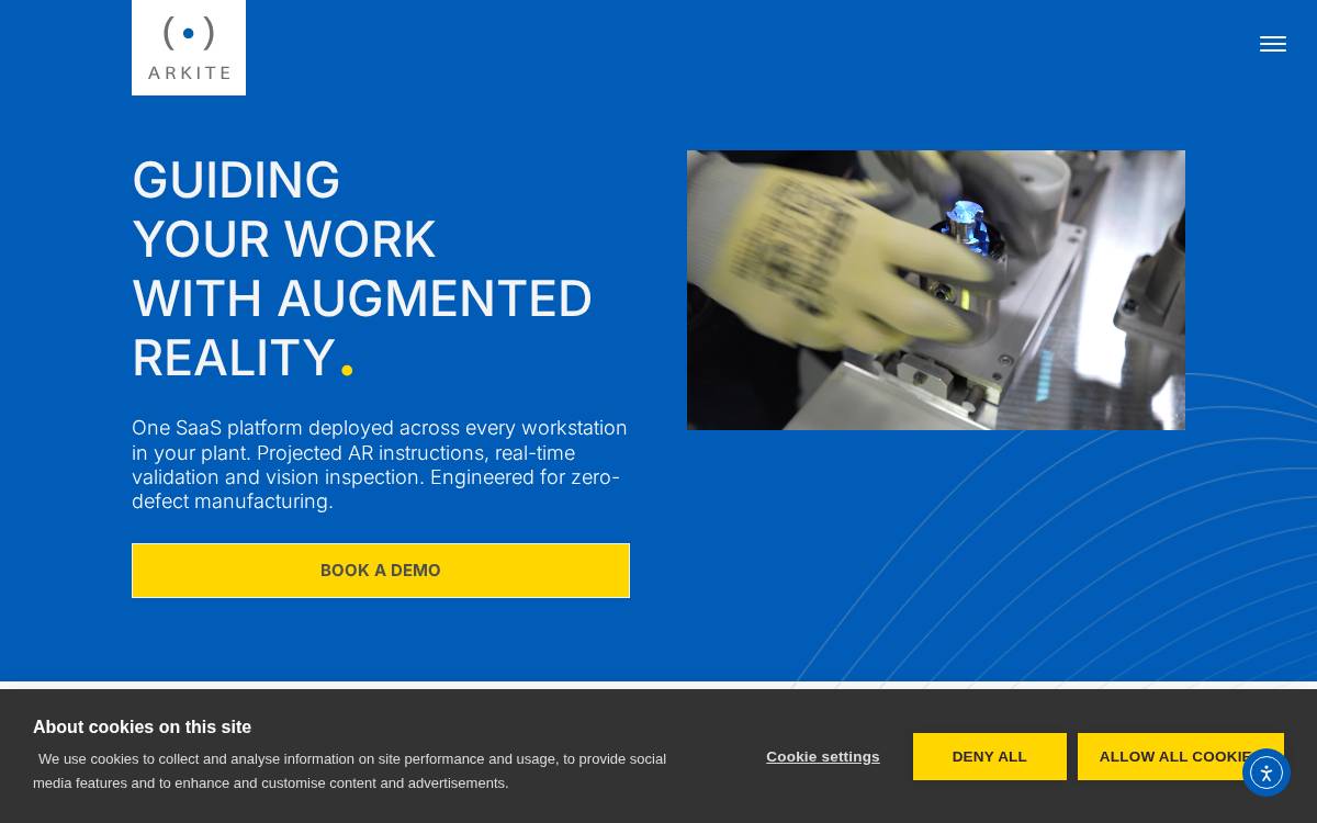 Arkite website preview