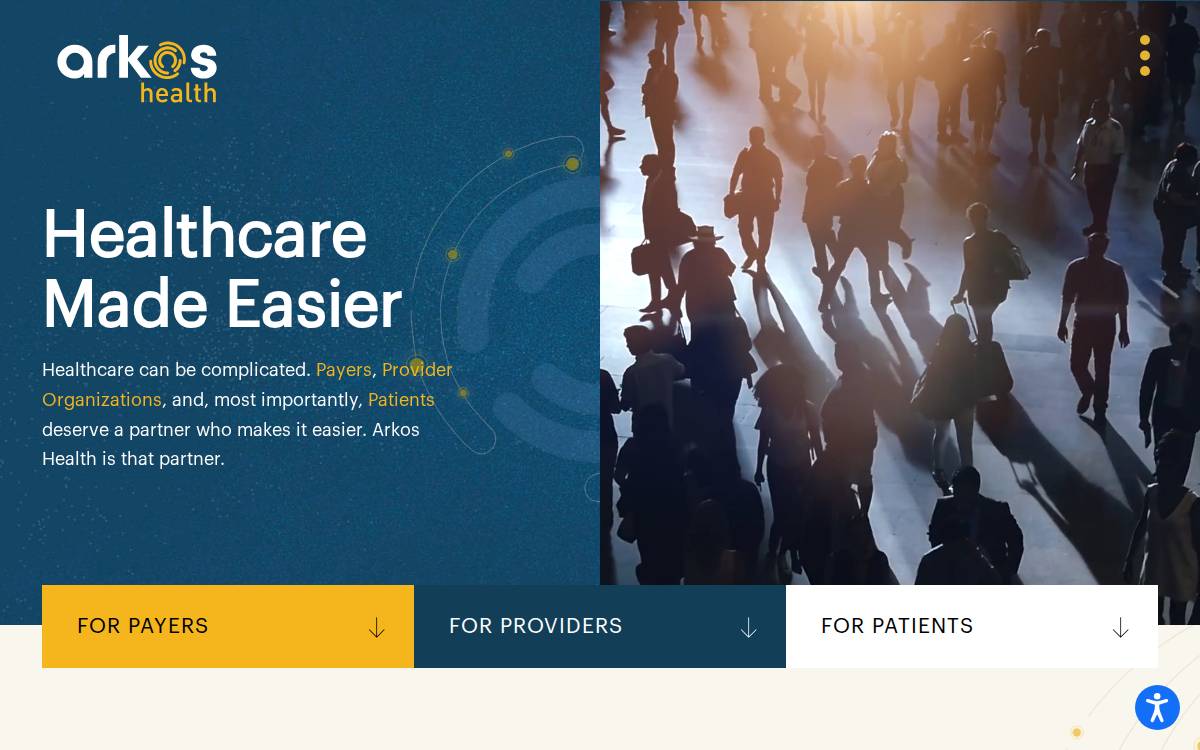 Arkoshealth website preview