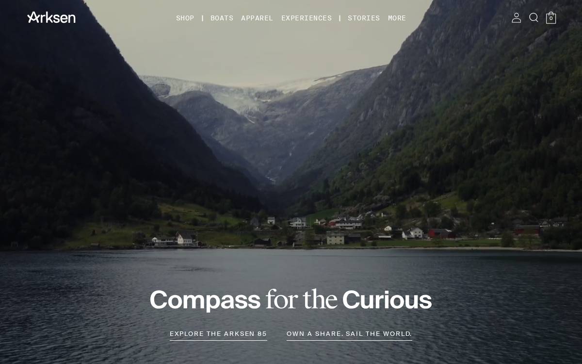 Arksen website preview
