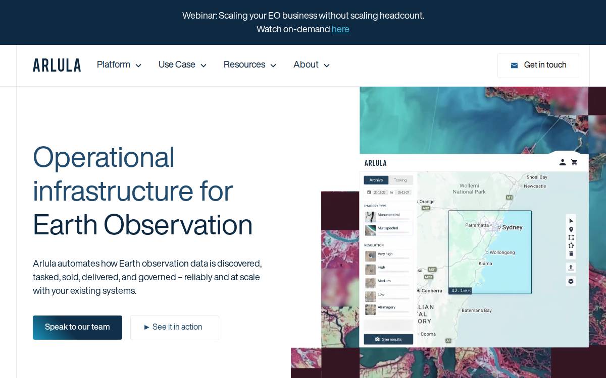 Arlula website preview