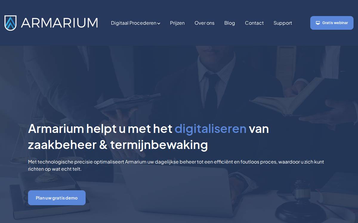 Armarium website preview