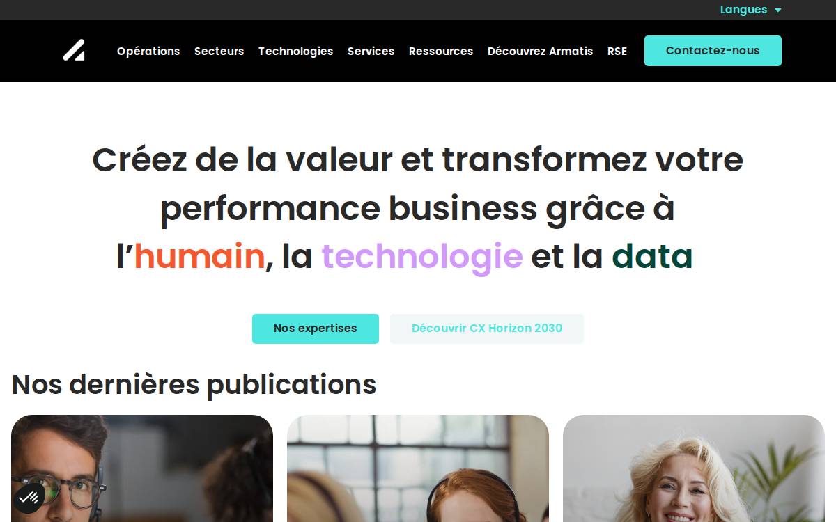 Armatis website preview