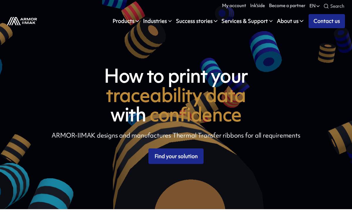 Armor-IIMAK website preview
