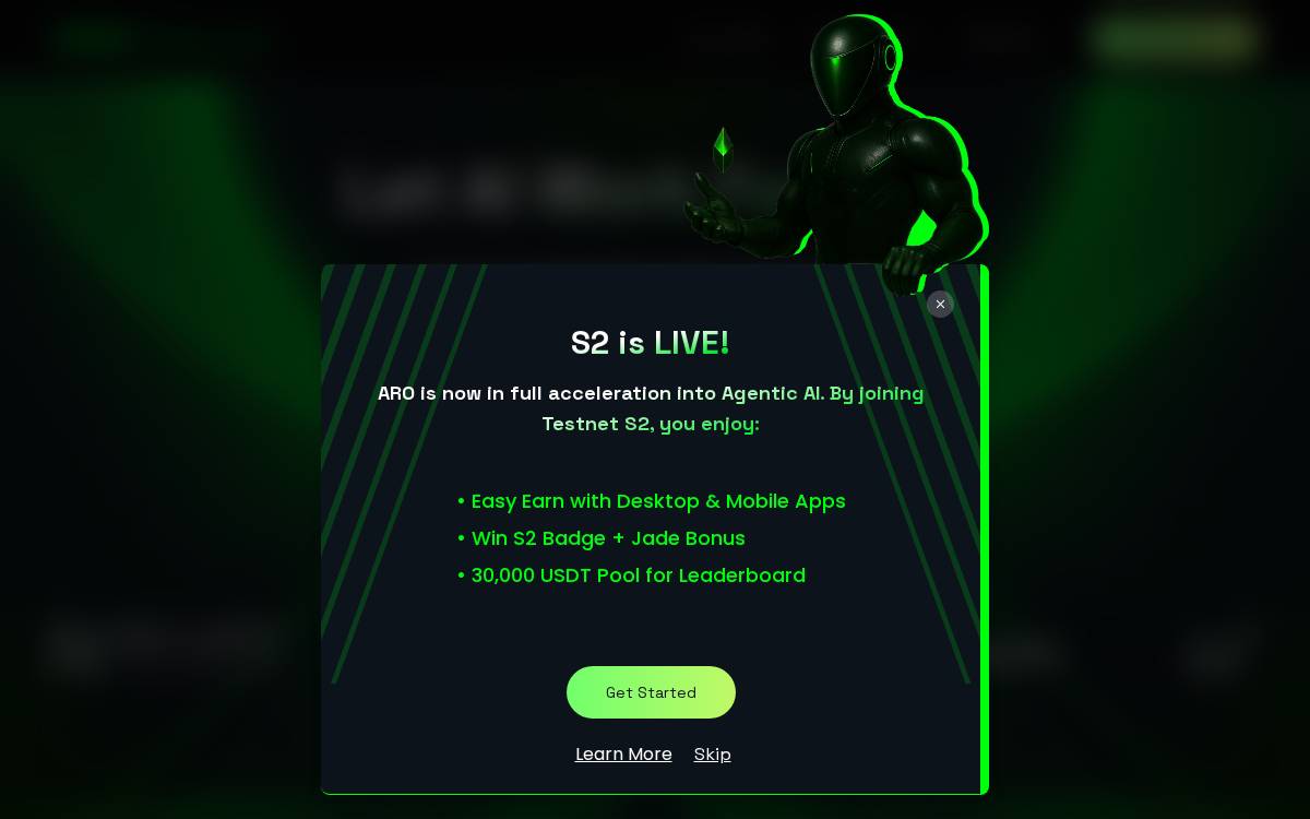 ARO Network Computing Resource Coordination website preview