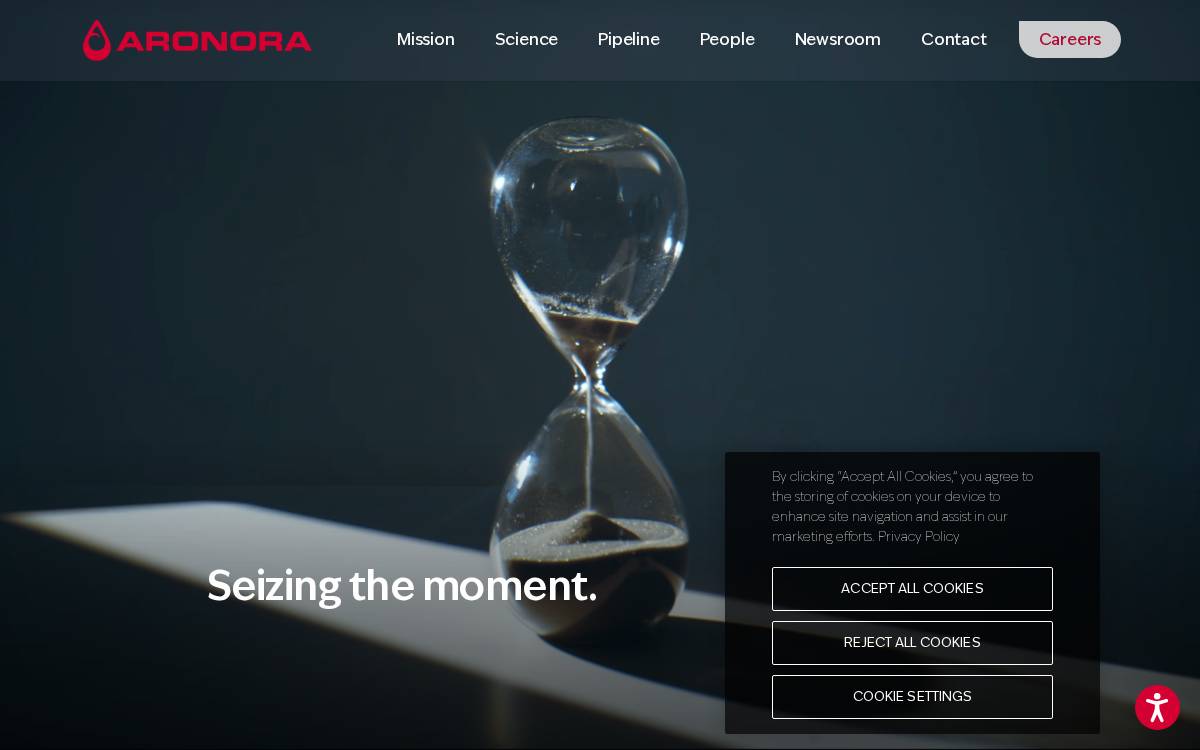 Aronorabio website preview