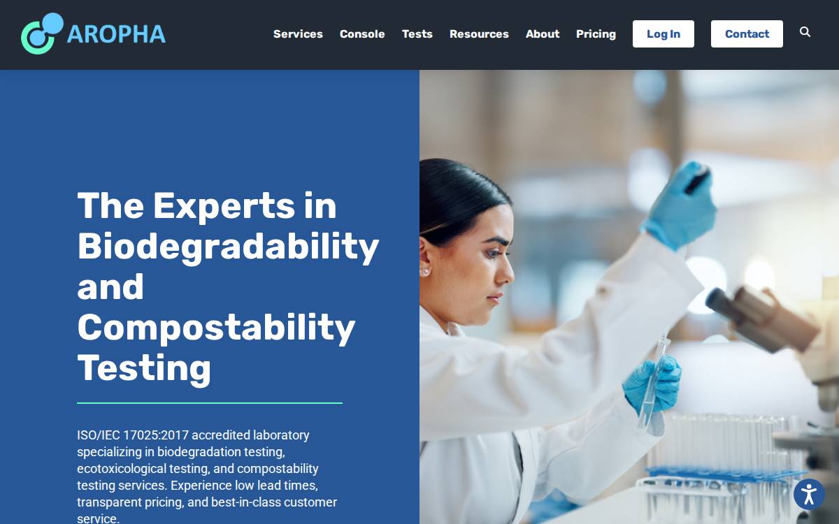 Aropha website preview
