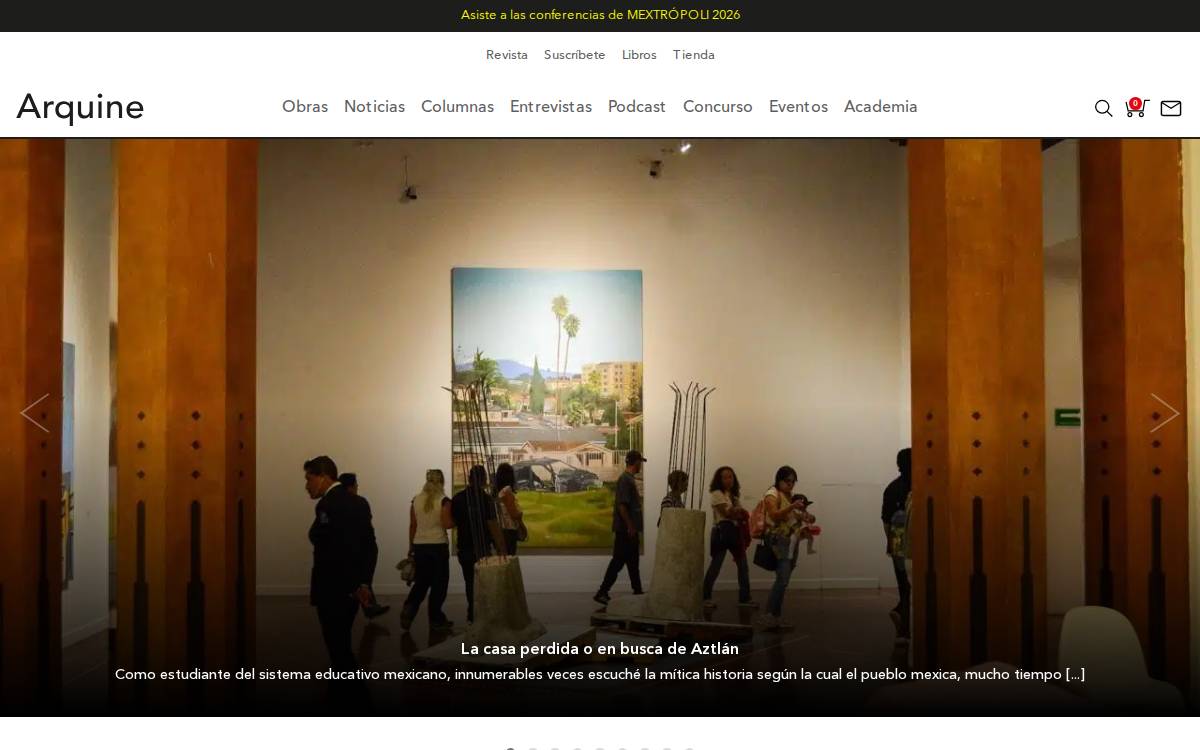 Arquine website preview
