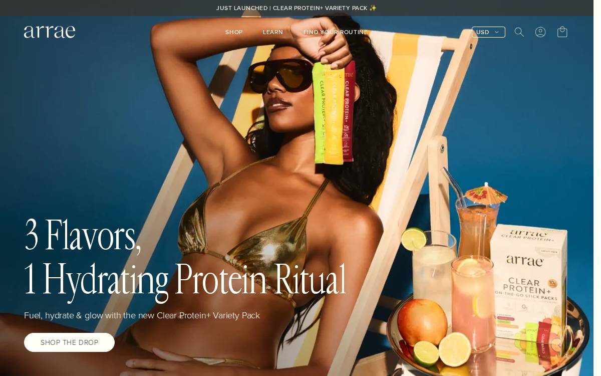 Arrae website preview