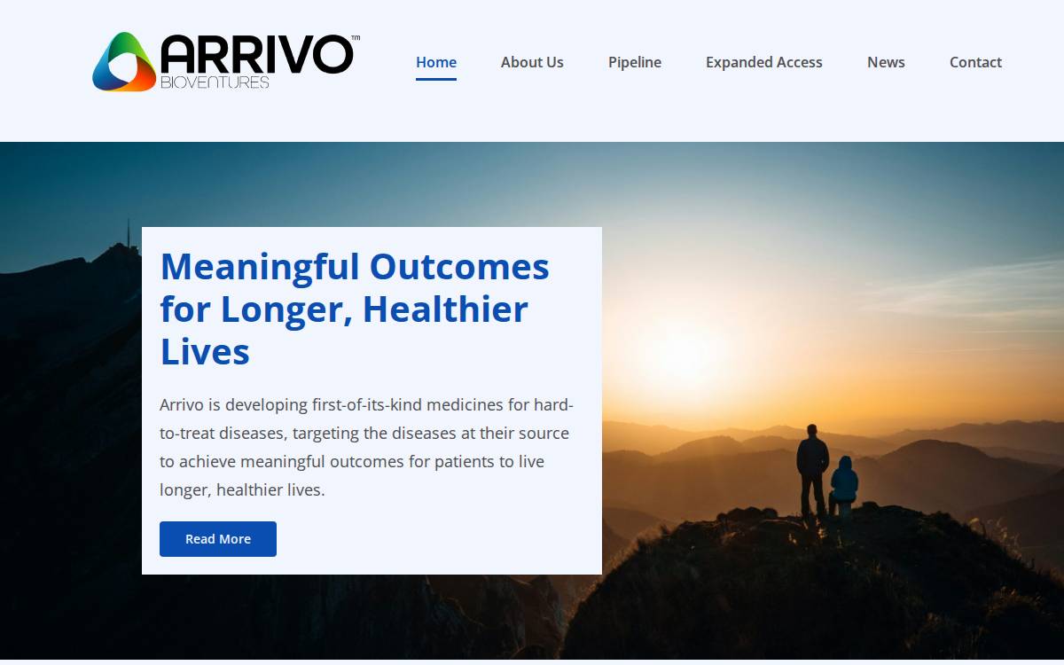 Arrivobio website preview
