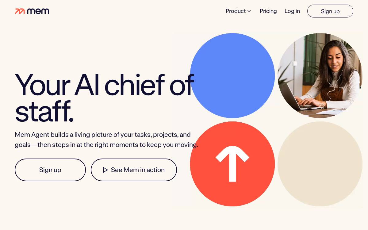 Mem website preview