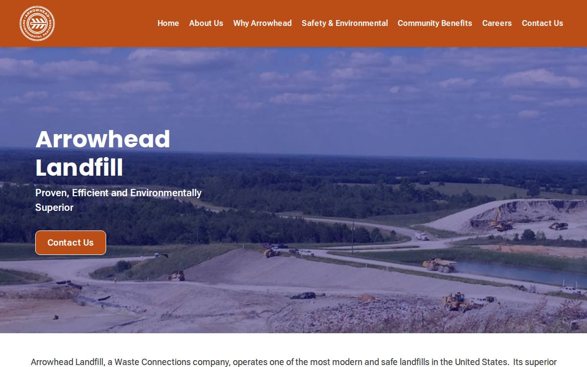 Arrowhead Environmental Partners website preview
