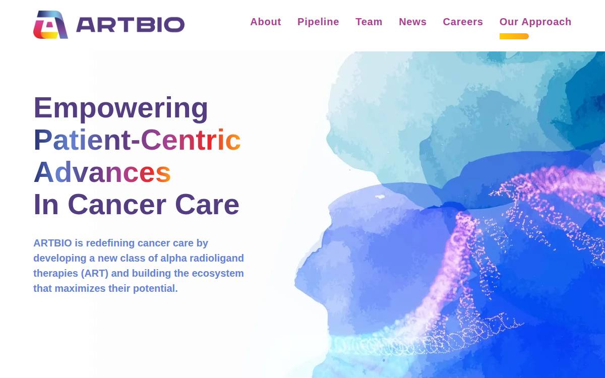 ARTBIO website preview