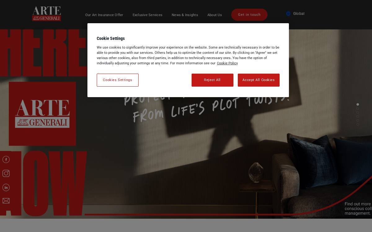 ARTE Generali website preview