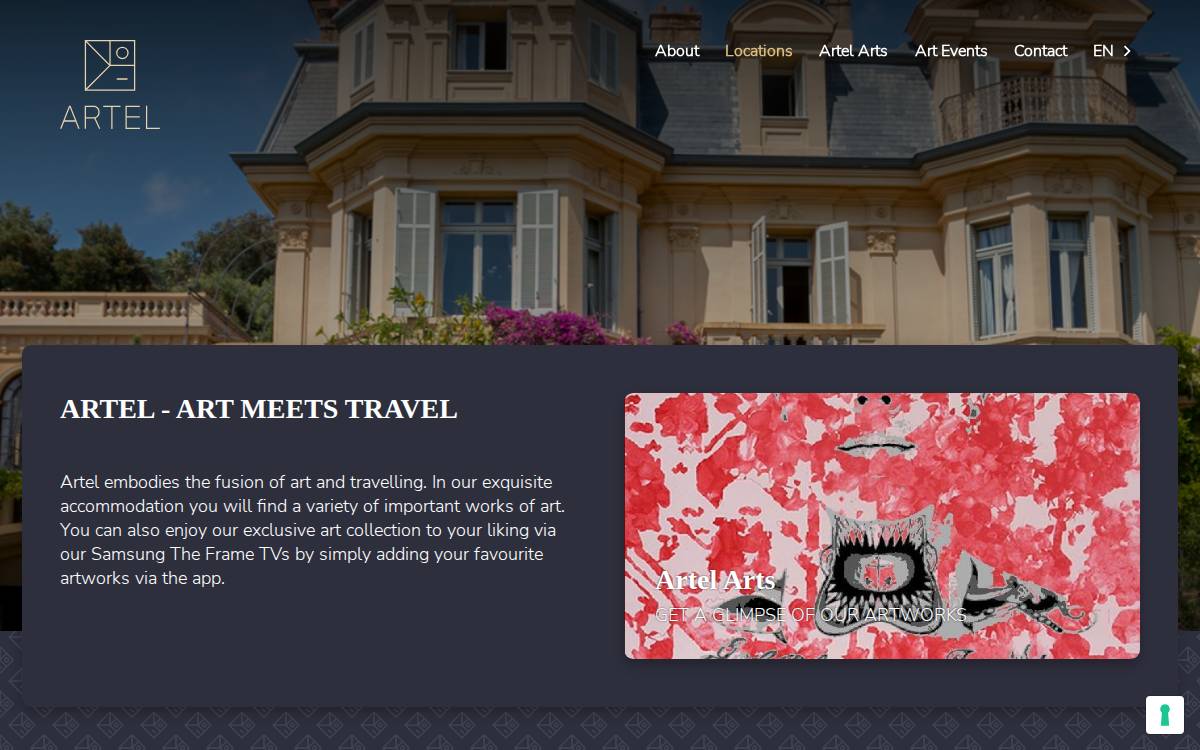 ARTEL website preview