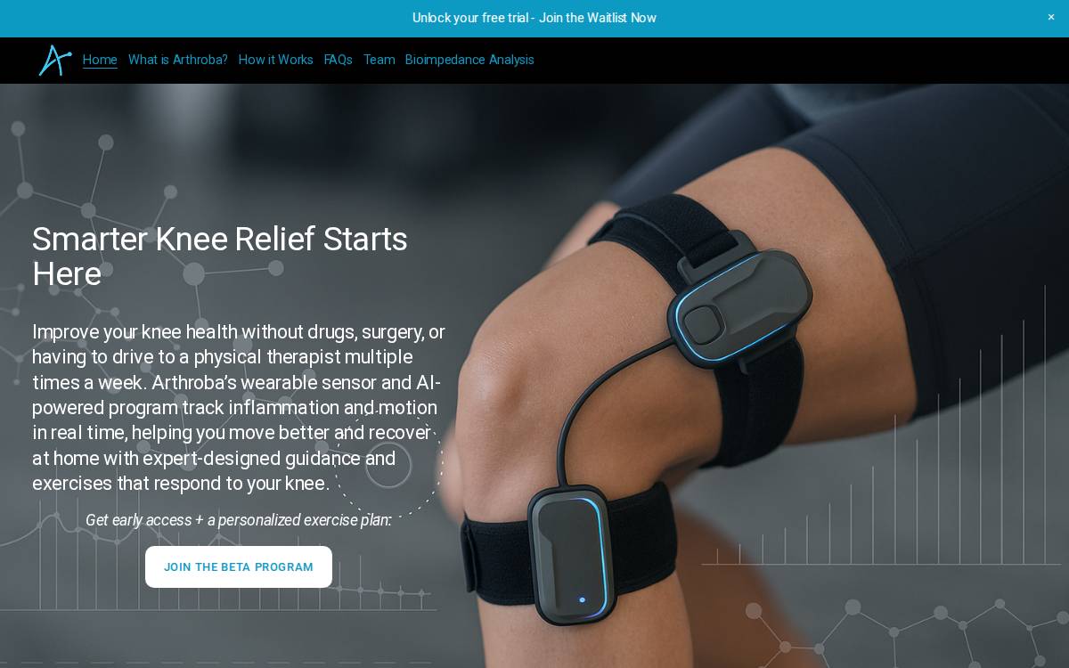 Arthroba website preview
