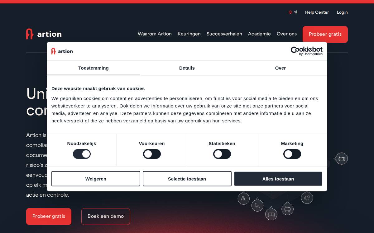 Artion website preview