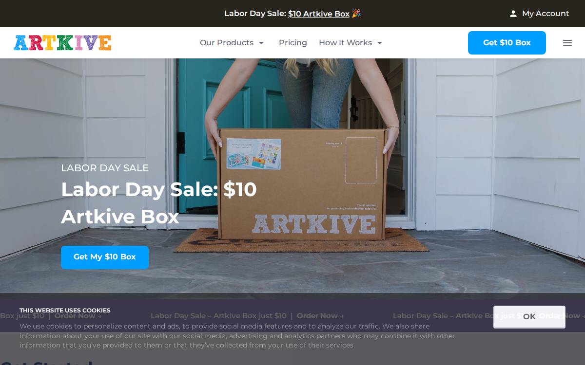Artkive website preview