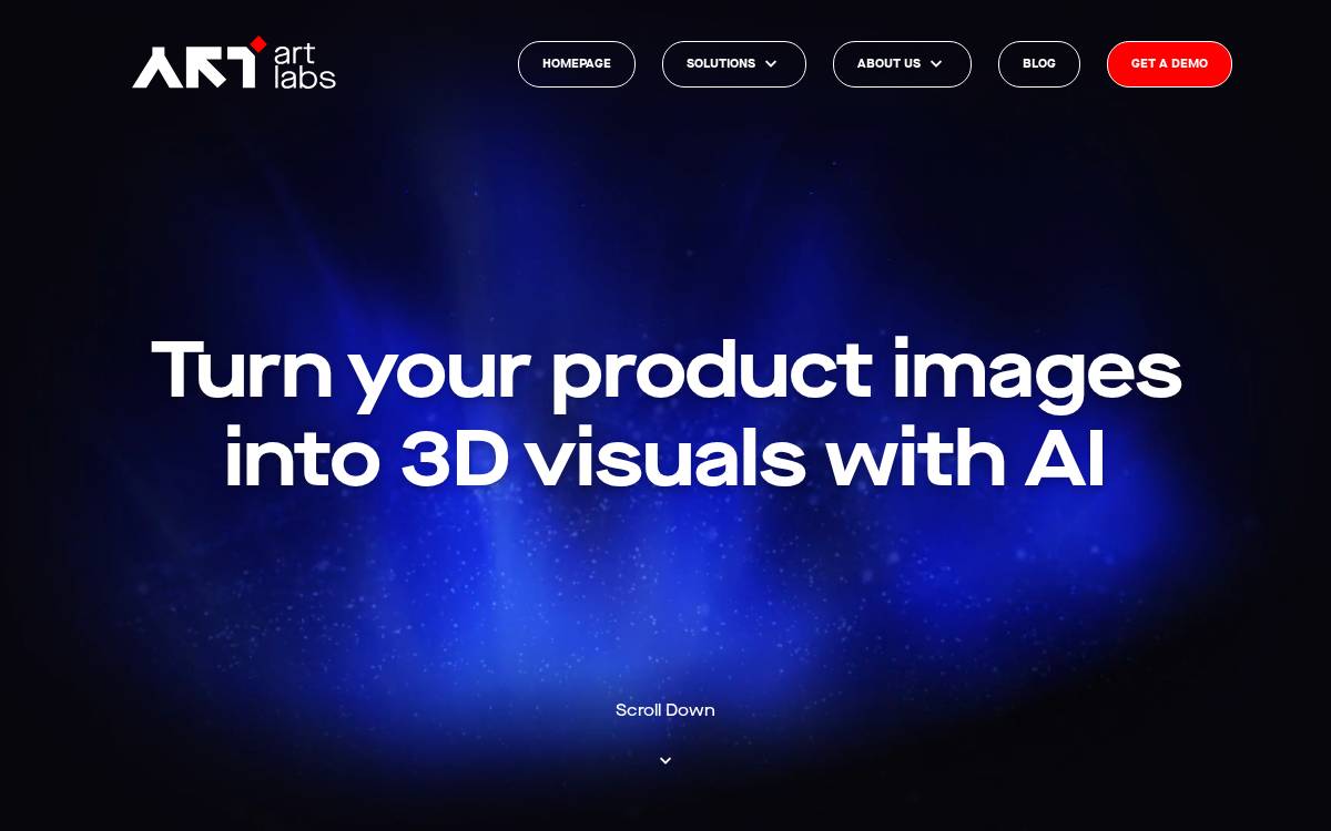 Artlabs website preview