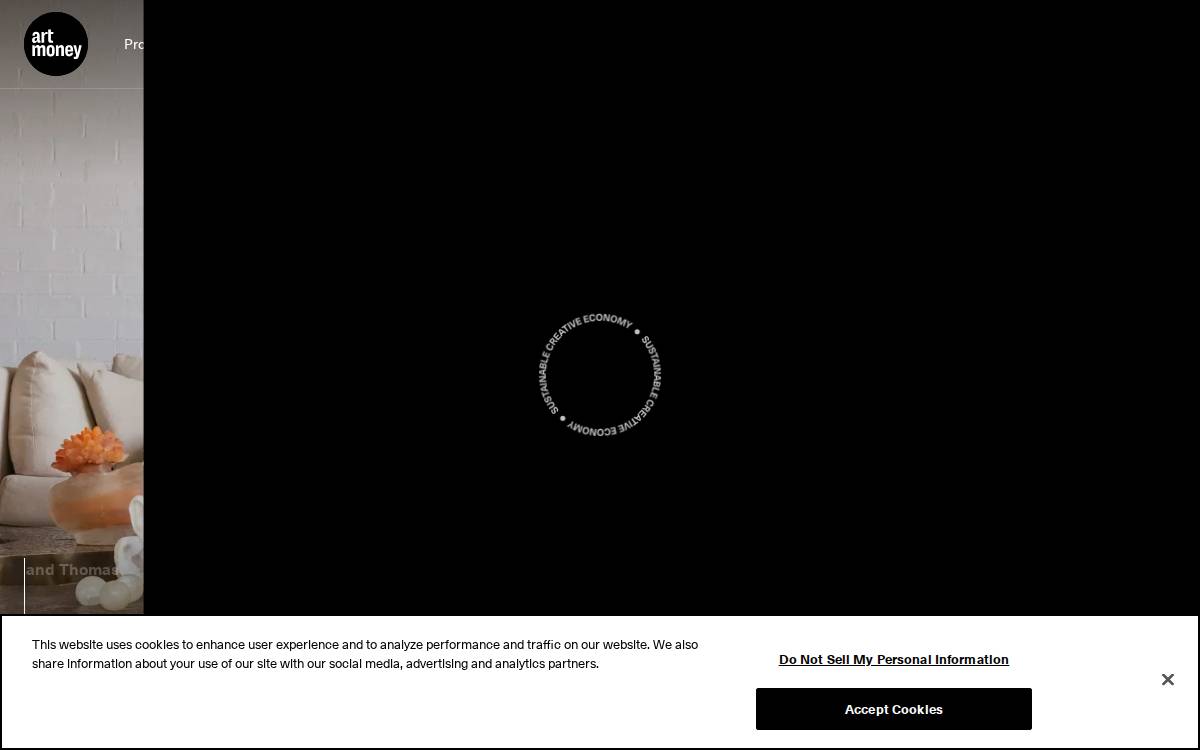 Artmoney website preview