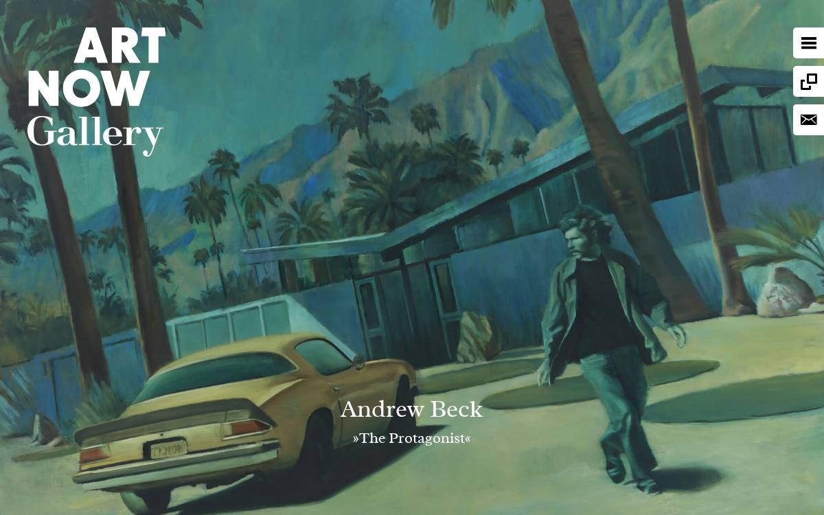 Artnow Gallery website preview