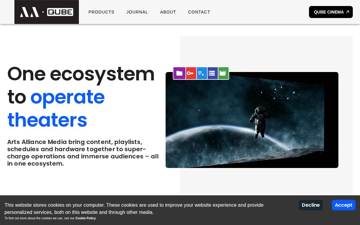 Arts Alliance Media website preview