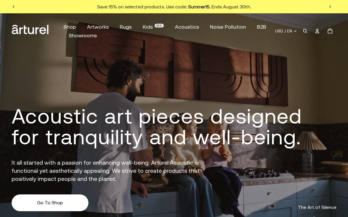 Arturel website preview