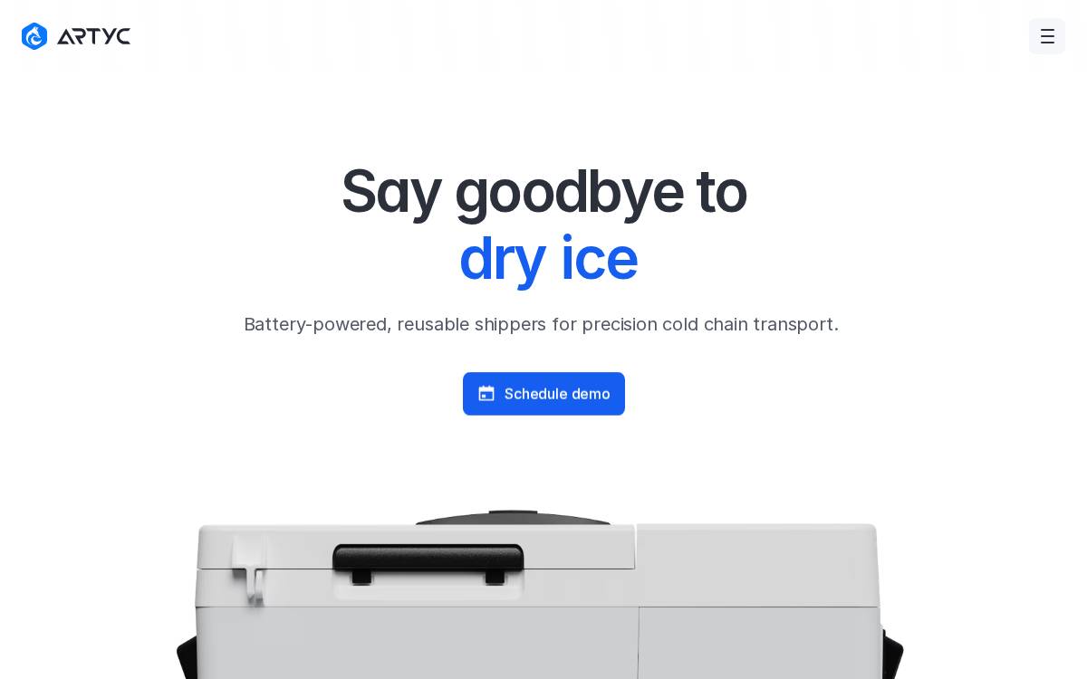 Artyc website preview