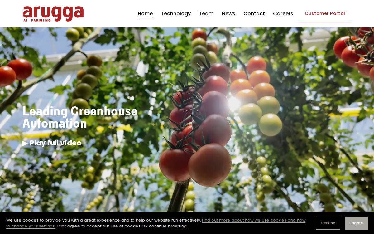 Arugga website preview