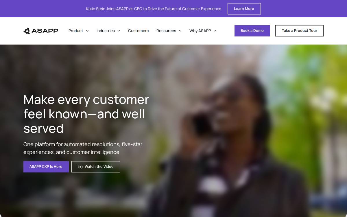 ASAPP website preview