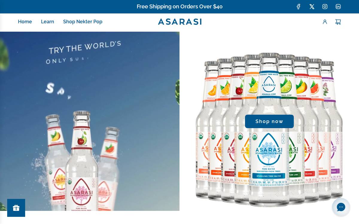 Asarasi, Inc. website preview