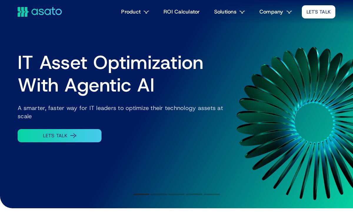 Asato website preview